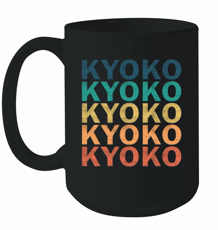Kyoko Name T Shirt - Kyoko Vintage Retro Name Gift Ceramic Mug