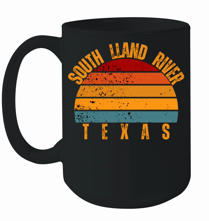 South Lland River Texas Vintage Retro Ceramic Mug