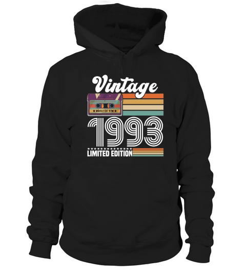 Vintage 1993 30th Birthday Fiftieth Gift Hoodie Unisex
