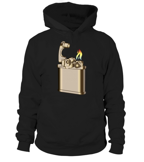 Vintage gasoline cigarette lighter Hoodie Unisex