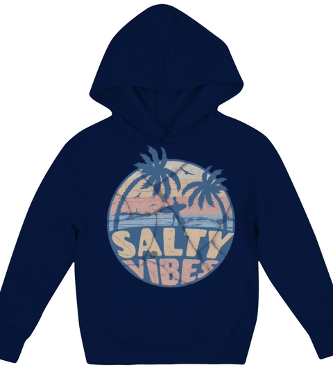 Vintage Surf Design With Kids Hoodie