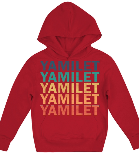Yamilet Name T Shirt - Yamilet Vintage Retro Name Kids Hoodie
