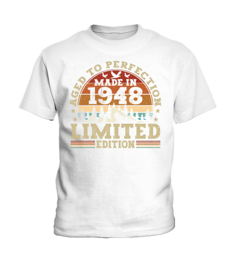Vintage 1948 Limited Edition Perfectly Aged Kids T-Shirt
