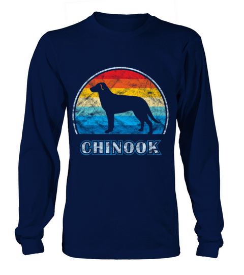 Chinook Dog Vintage Design Dog Long sleeved Unisex