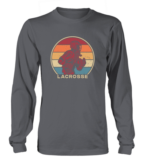 Retro Fan Mom Goalie Lax Legend Professional Long sleeved Unisex