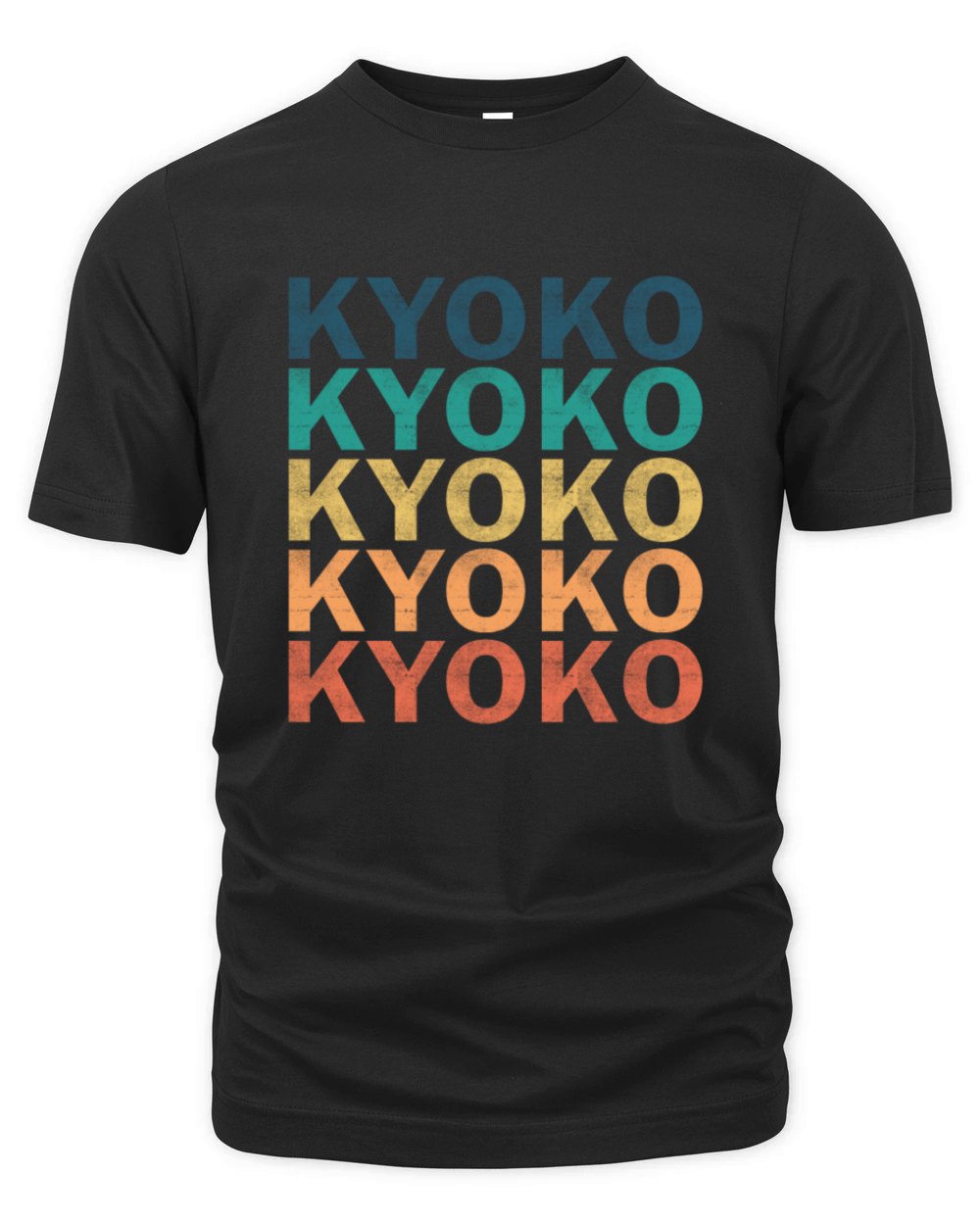 Kyoko Name T Shirt - Kyoko Vintage Retro Name Gift Organic Unisex T-shirt