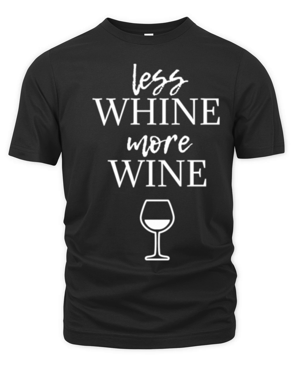 Less Whine more Wine Organic Unisex T-shirt