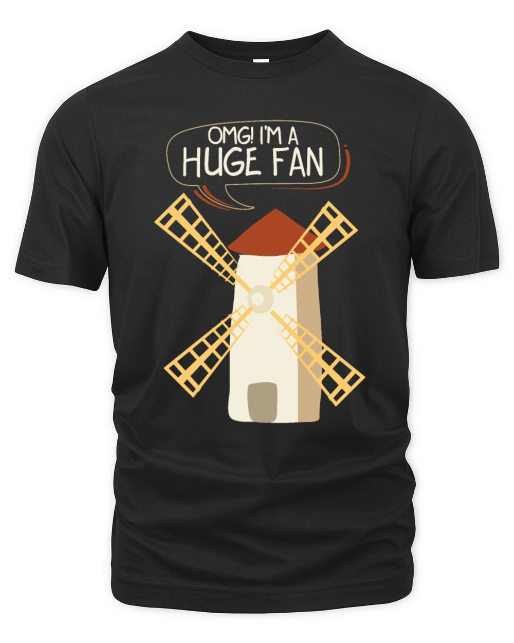 OMG Im A Huge Fan Organic Unisex T-shirt