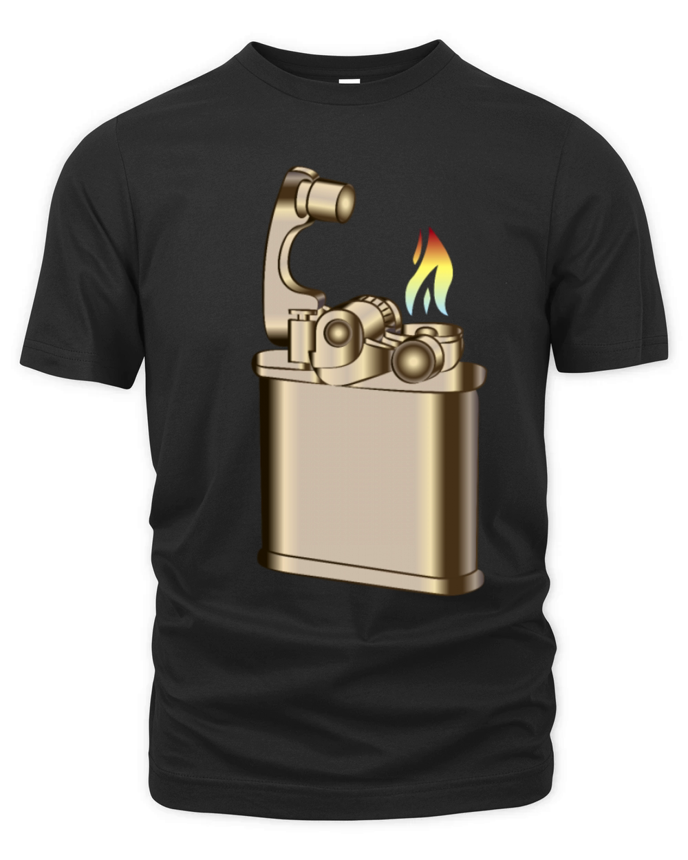 Vintage gasoline cigarette lighter Organic Unisex T-shirt