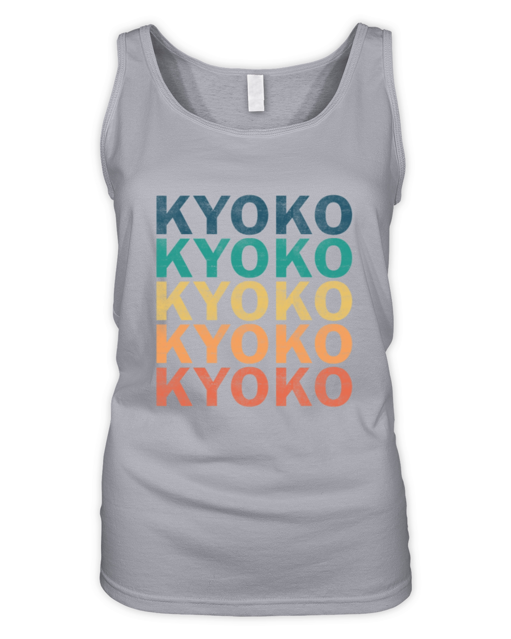 Kyoko Name T Shirt - Kyoko Vintage Retro Name Gift Organic Women's Tank Top