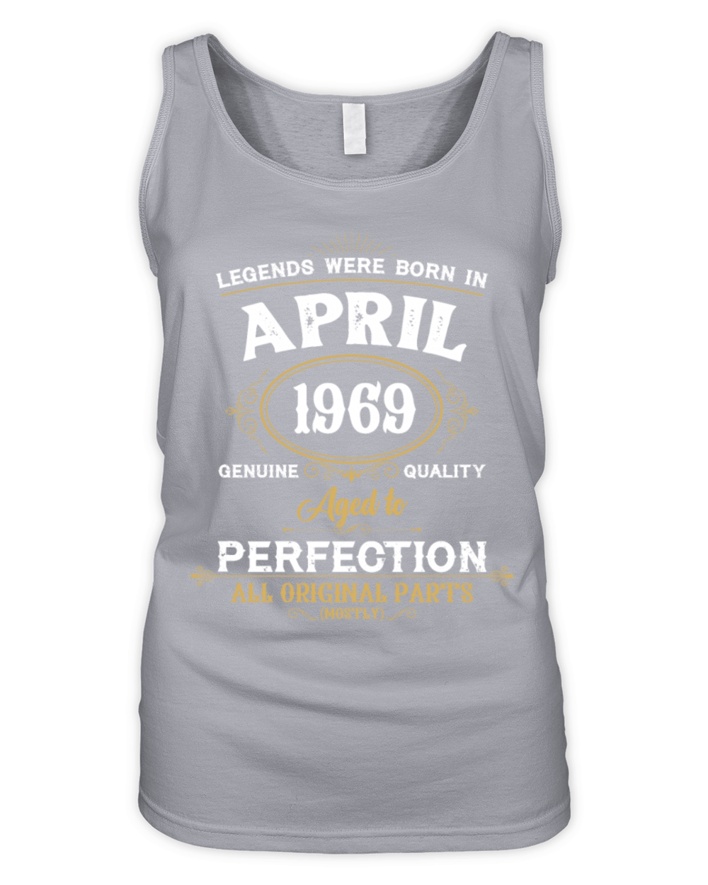 Legends Were Born In April 1969 Organic Women's Tank Top
