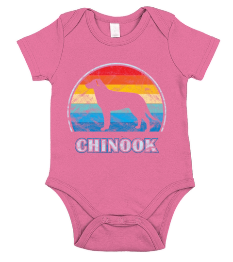 Chinook Dog Vintage Design Dog Short Sleeve Baby One-Piece