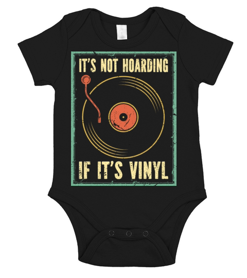 Its Not Hoarding Vinyl Records Short Sleeve Baby One-Piece