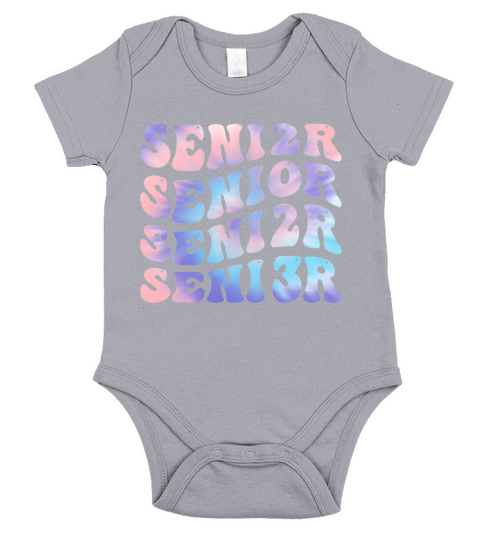 Senior 2023 Short Sleeve Baby One-Piece
