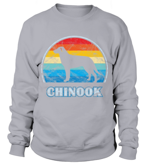 Chinook Dog Vintage Design Dog Sweatshirt Unisex