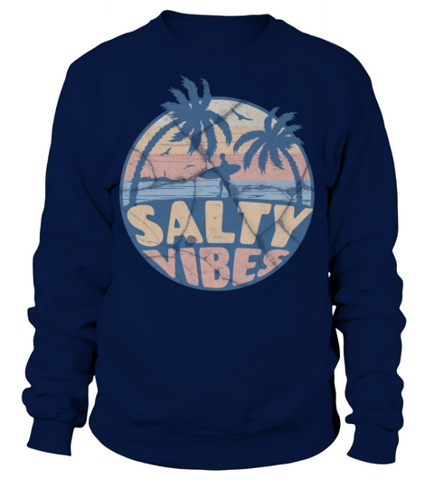 Vintage Surf Design With Sweatshirt Unisex