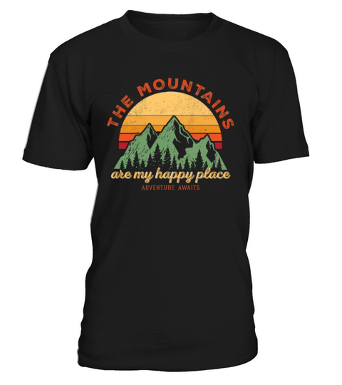 The mountains are my happy place T-Shirt Unisex