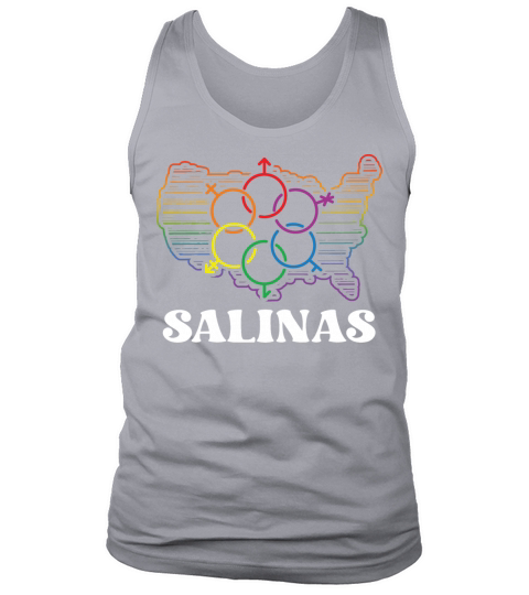 Salinas Pride Flag Pride Month LGBTQ Flag LGBT Com Tank Top Unisex