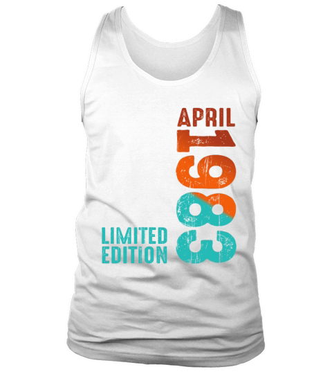 Since April 1983 Year 1983 Retro Vintage 1983 Tank Top Unisex
