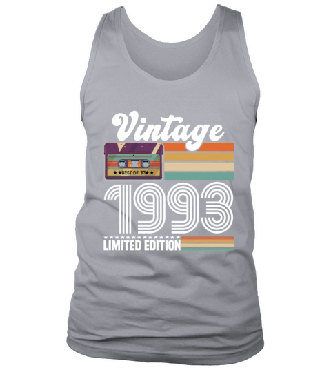 Vintage 1993 30th Birthday Fiftieth Gift Tank Top Unisex