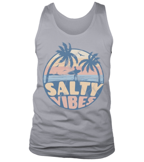 Vintage Surf Design With Tank Top Unisex