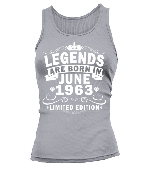 60th Birthday Vintage June 1963 Made in 1963 Tank top Woman