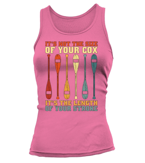 Rowing Its Not the Size Of Retro Row Boat Rower Tank top Woman