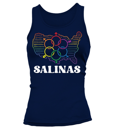 Salinas Pride Flag Pride Month LGBTQ Flag LGBT Com Tank top Woman