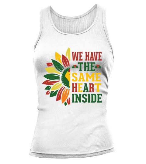 The Same Heart Inside Black History Juneteenth Tank top Woman
