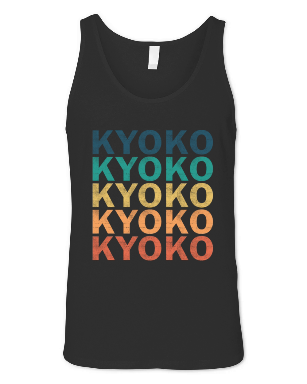 Kyoko Name T Shirt - Kyoko Vintage Retro Name Gift Unisex Jersey Tank