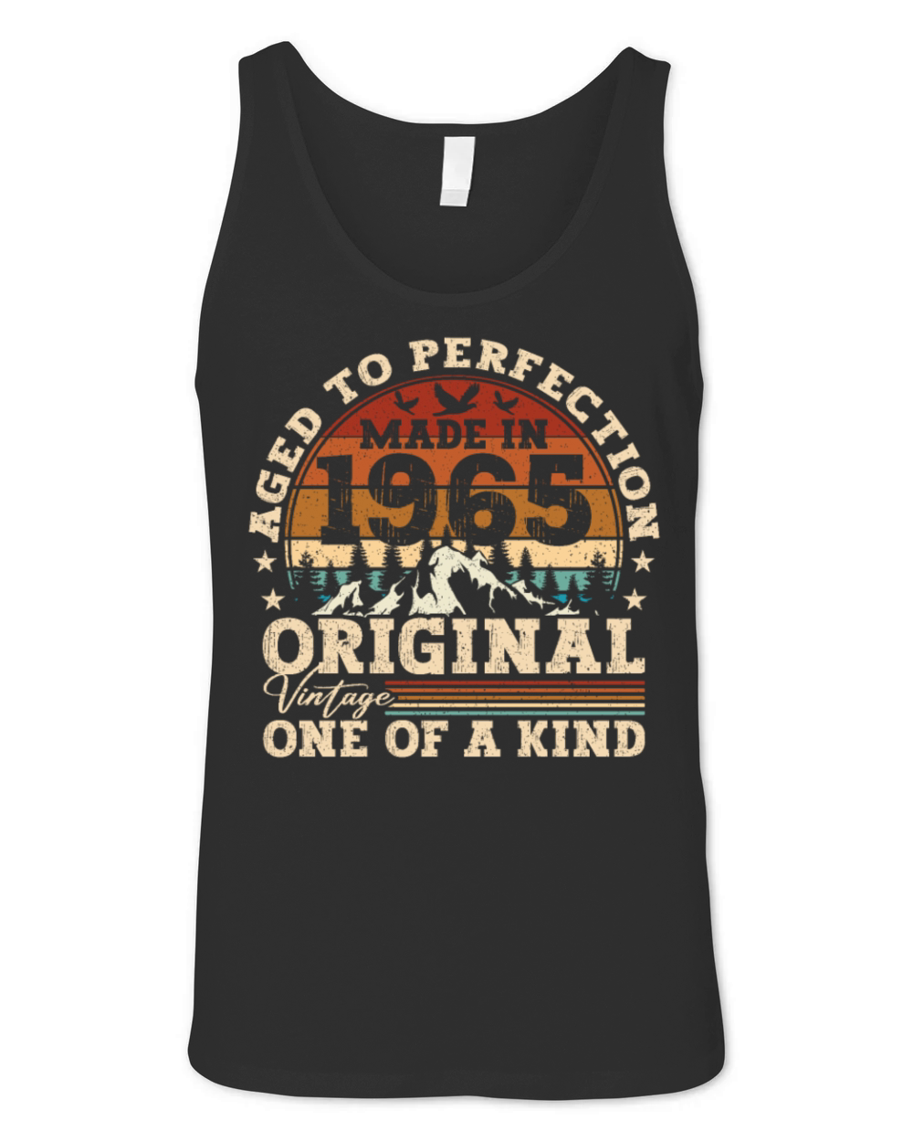 Original 1965 Vintage Vintage Birthday Retro Unisex Jersey Tank