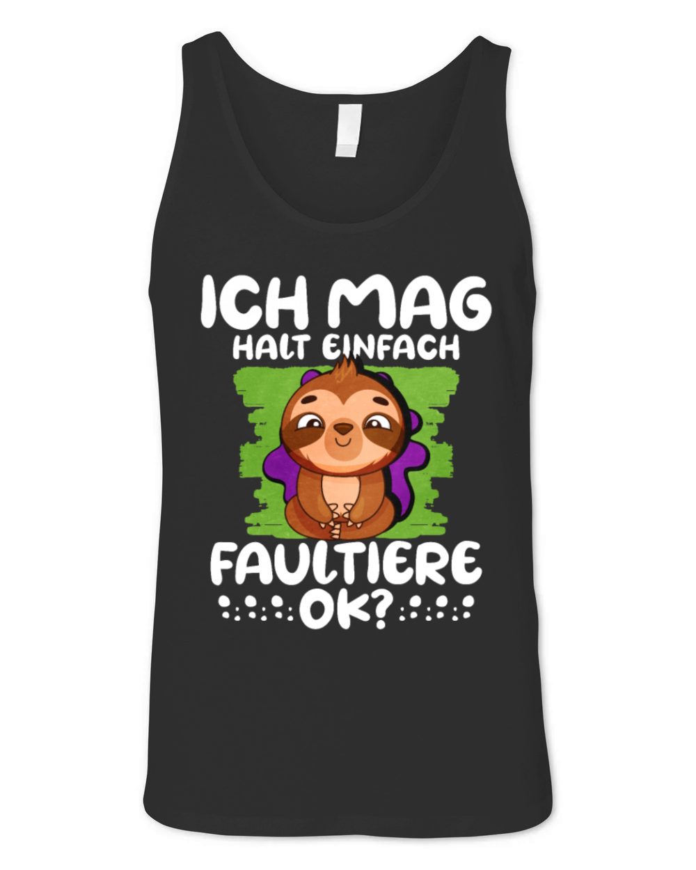 Sloth Unisex Jersey Tank