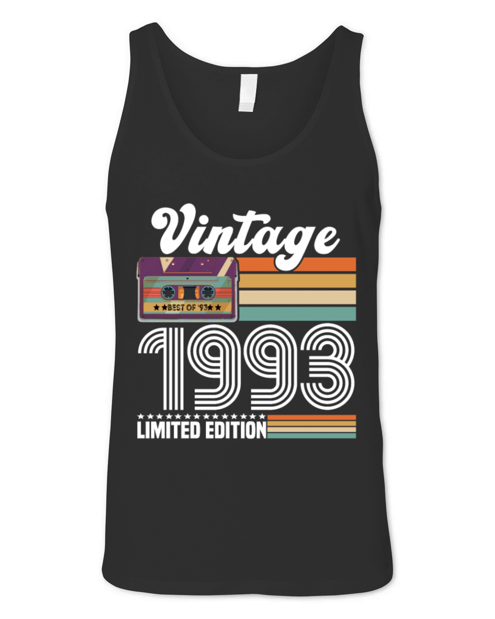 Vintage 1993 30th Birthday Fiftieth Gift Unisex Jersey Tank