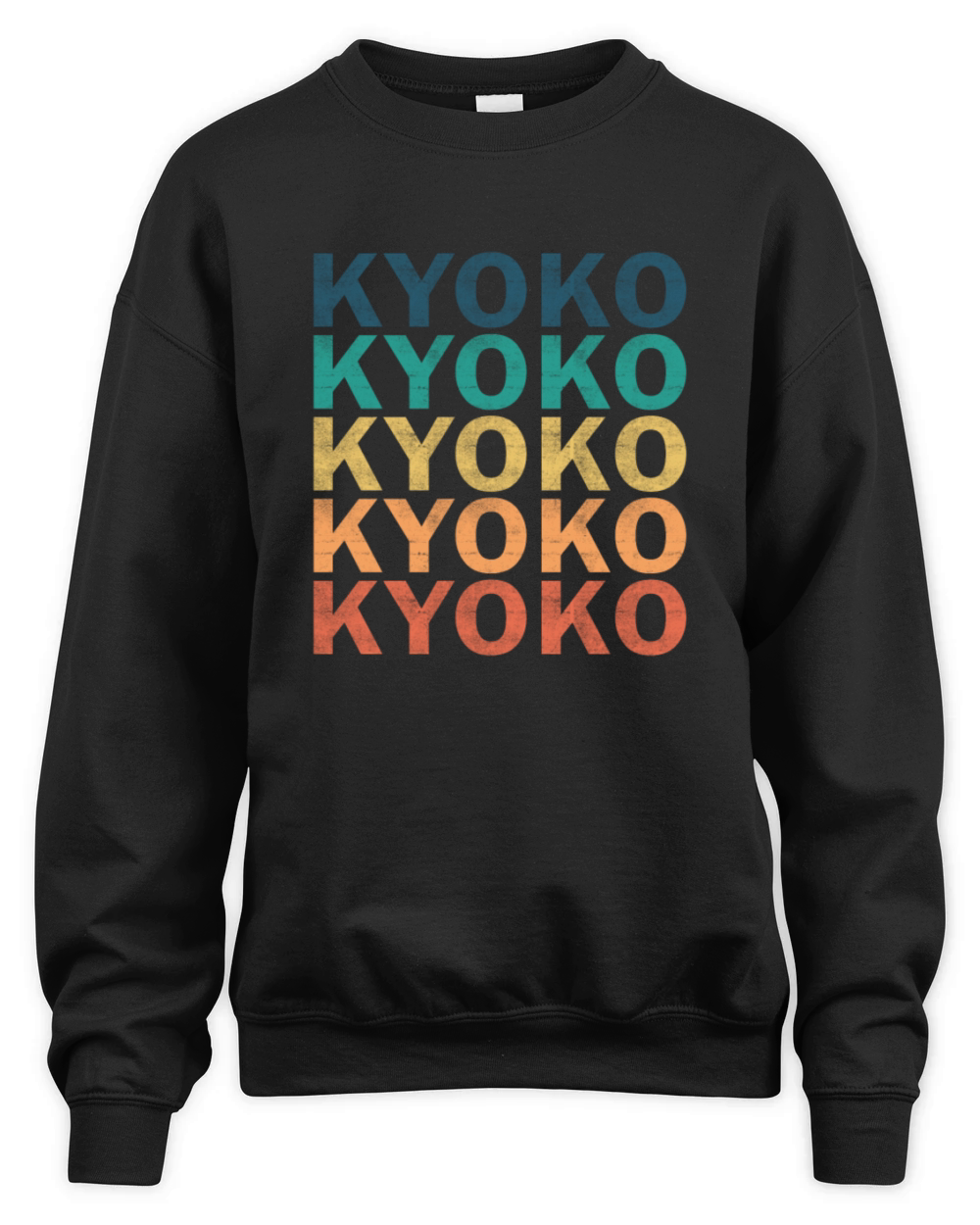 Kyoko Name T Shirt - Kyoko Vintage Retro Name Gift Unisex Premium Crewneck Sweatshirt