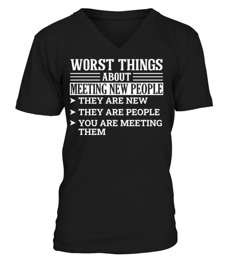 Funny Quote Typography Design For Introverts And V-Neck T-shirt