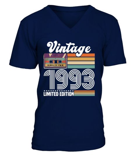Vintage 1993 30th Birthday Fiftieth Gift V-Neck T-shirt