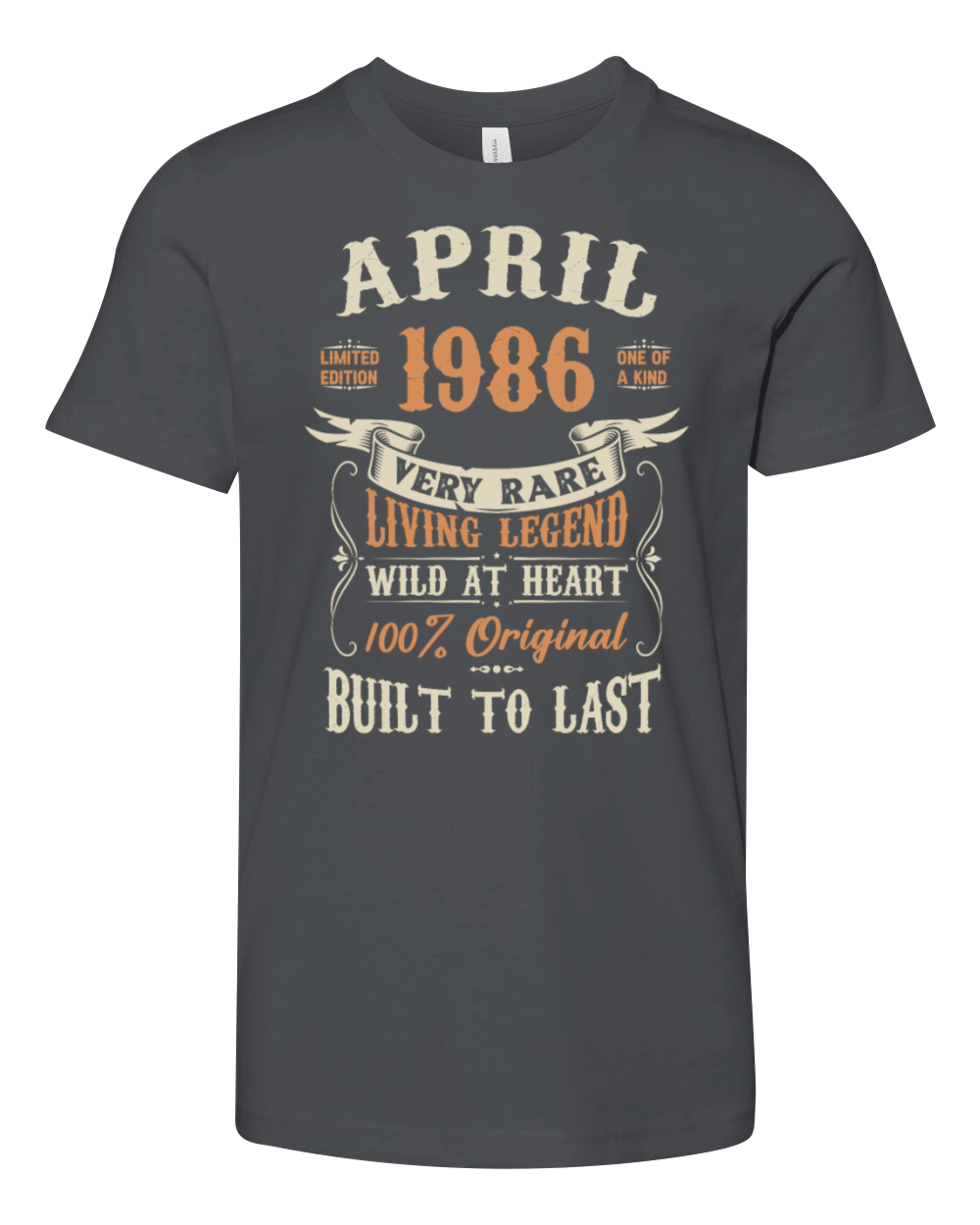 April 1986 Birthday Surprise Youth Unisex Jersey Tee