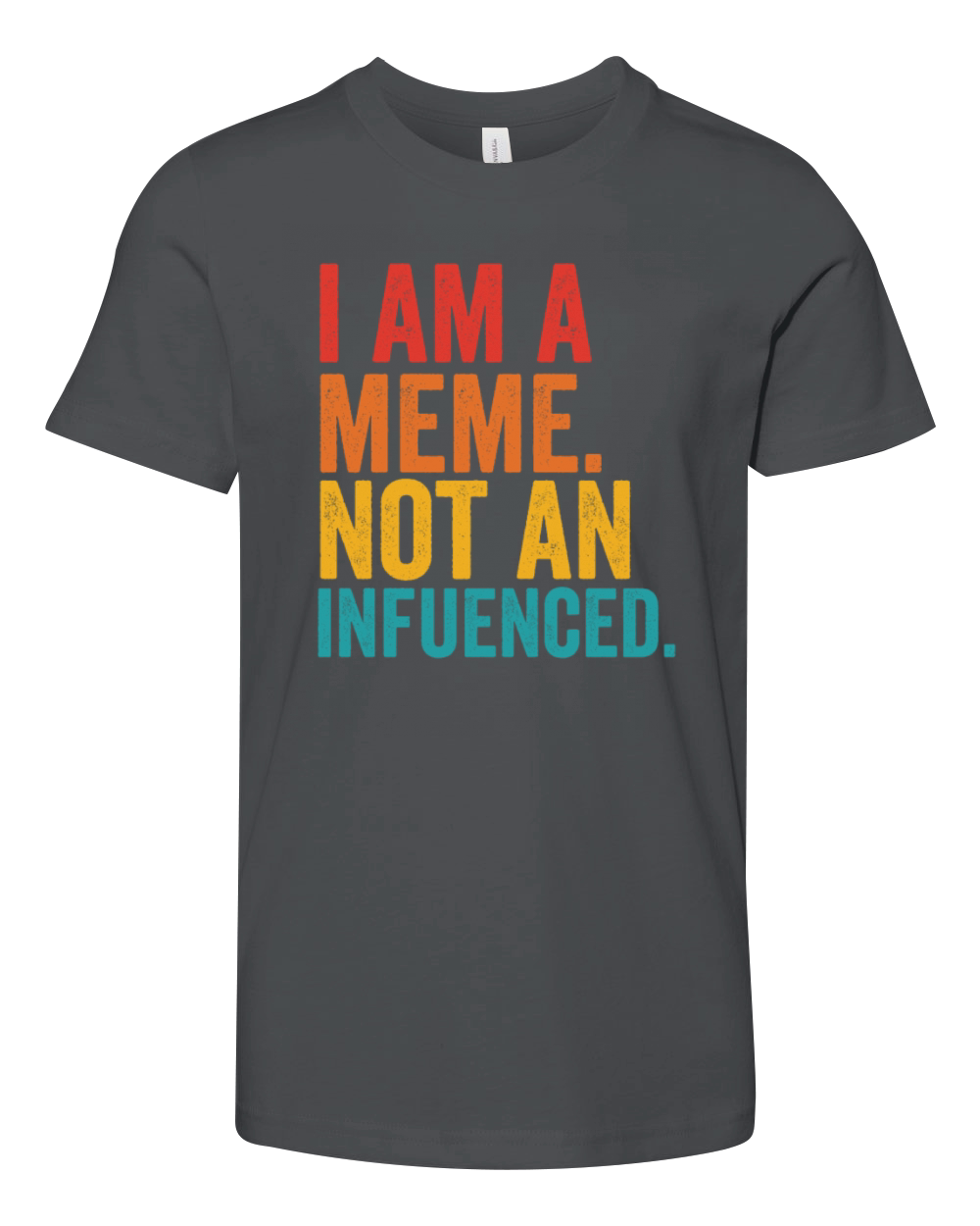 I Am A Meme Not An Influencer Youth Unisex Jersey Tee