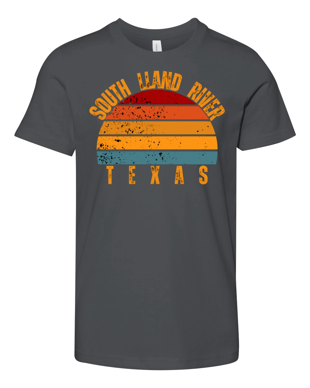 South Lland River Texas Vintage Retro Youth Unisex Jersey Tee