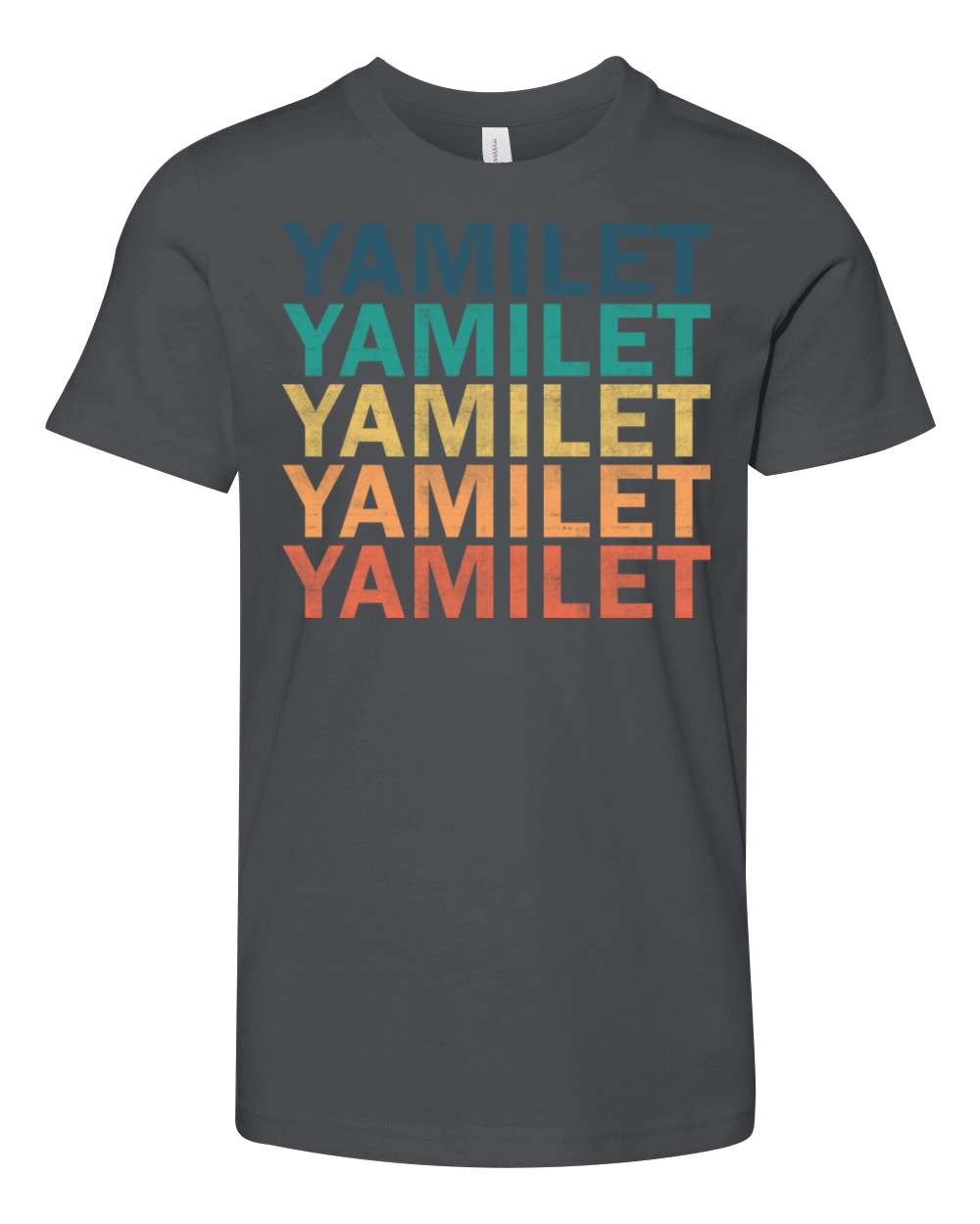 Yamilet Name T Shirt - Yamilet Vintage Retro Name Youth Unisex Jersey Tee