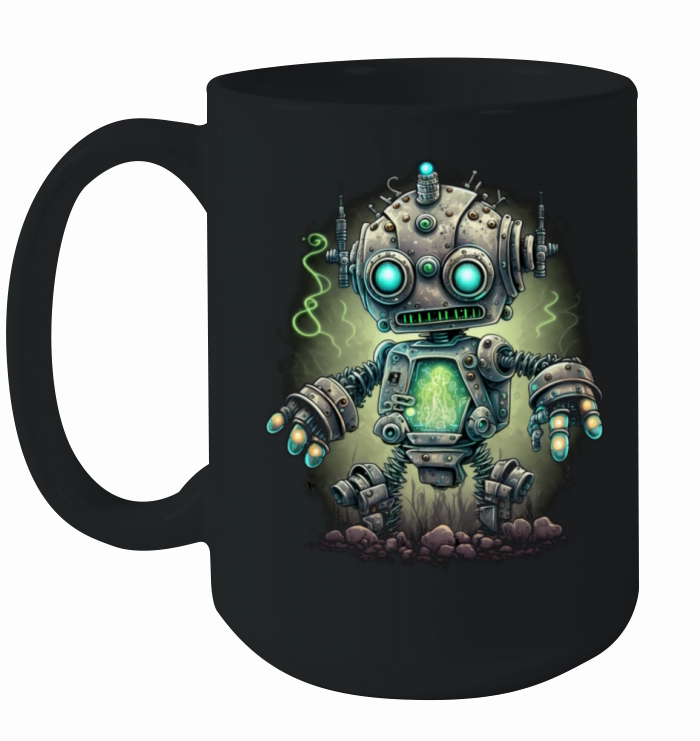 cute little robot Ceramic Mug