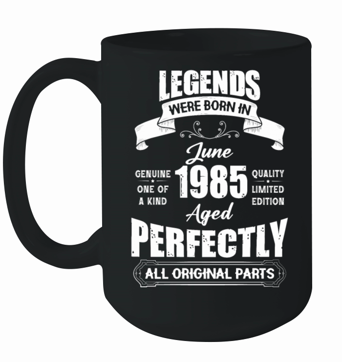 Legends Were Born In June 1972 Birthday Ceramic Mug