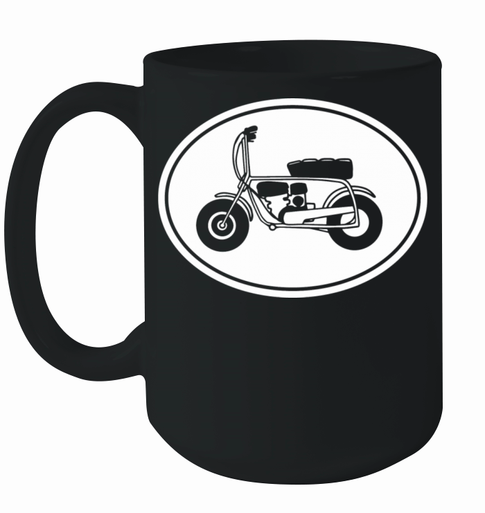 Vintage Minibike Mini Bike Graphic Ceramic Mug