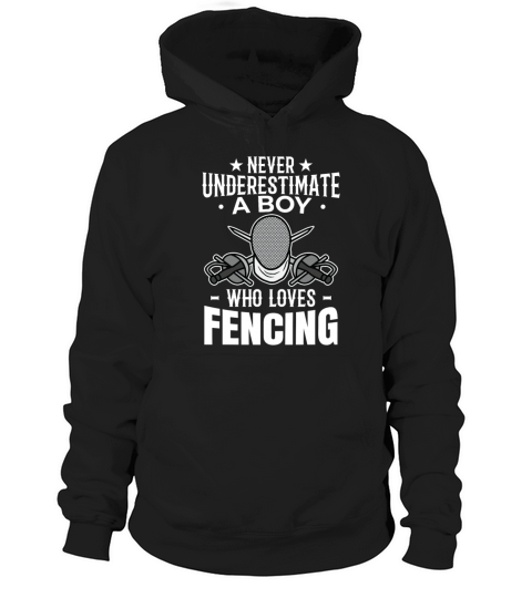 Fencing Boy Hoodie Unisex