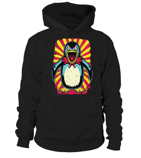 Horror Scary Zombie penguin Hoodie Unisex
