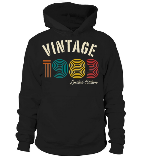 Vintage 1983 40th Birthday Hoodie Unisex