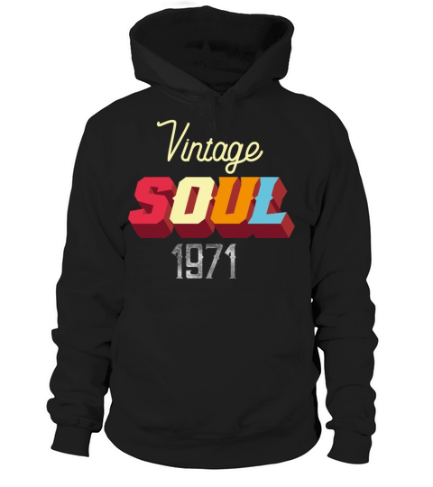 Vintage Soul 1971 Hoodie Unisex