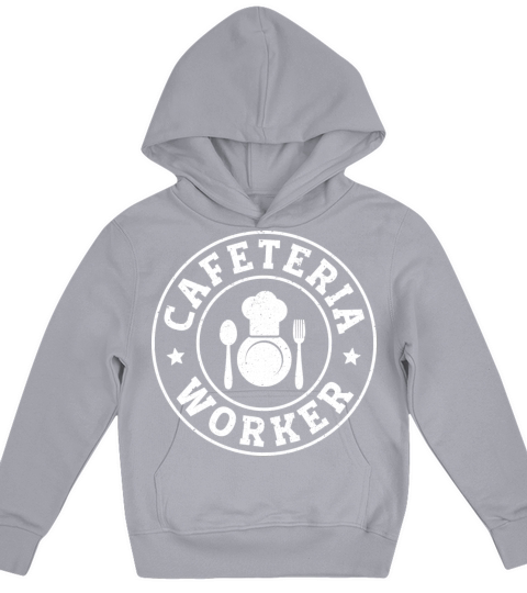 Cafeteria Worker Grunge Vintage Cafeteria Worker Kids Hoodie