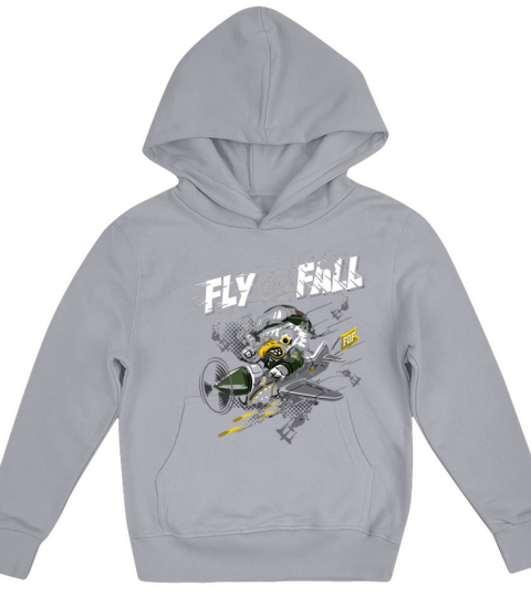 Fly or Fall Kids Hoodie