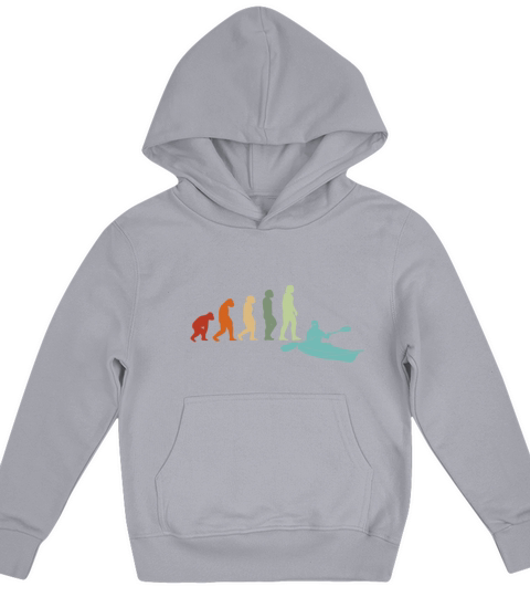 KAYAKS Canoes RAFTING Vintage KAYAKER Kayaking Kids Hoodie